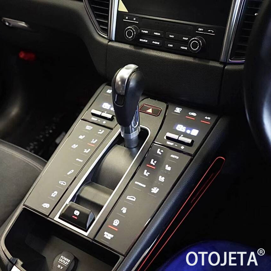 Car Accessories In India - แผงเปลี่ยนเกียร์คอนโซลกลางสำหรับ Porsche Macan 2014-2021 (95B.1 /95B.2)