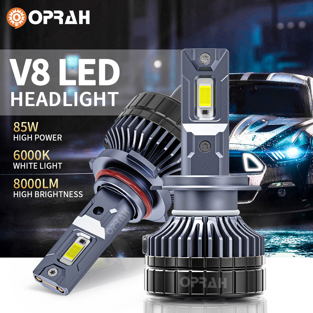 Car Accessories Light - Oprah 2ชิ้นหลอดไฟหน้า170W อุปกรณ์เสริมรถยนต์ H7 LED H11