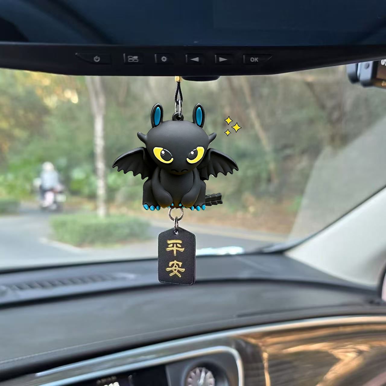 Car Accessories Hanging - ตุ๊กตาแขวนในรถรูปฟันน้ำตาล, ของเล่นตุ๊กตาการ์ตูนน่ารัก, ของเล่นแปลกใหม่สำหรับตกแต่งรถยนต์, ของตกแต่งบนแผงหน้าปัด, ของขวัญวันหยุดสำหรับเพื่อน