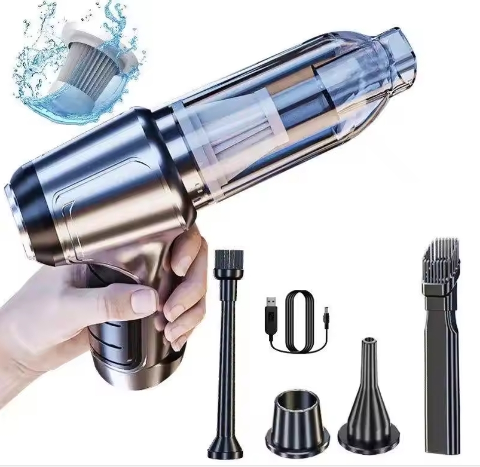 Car Vacuum Cleaner - เครื่องดูดฝุ่นในรถยนต์แบบไซโคลน 2 รุ่น 2 ฟังก์ชั่น 6000PA/10000PA