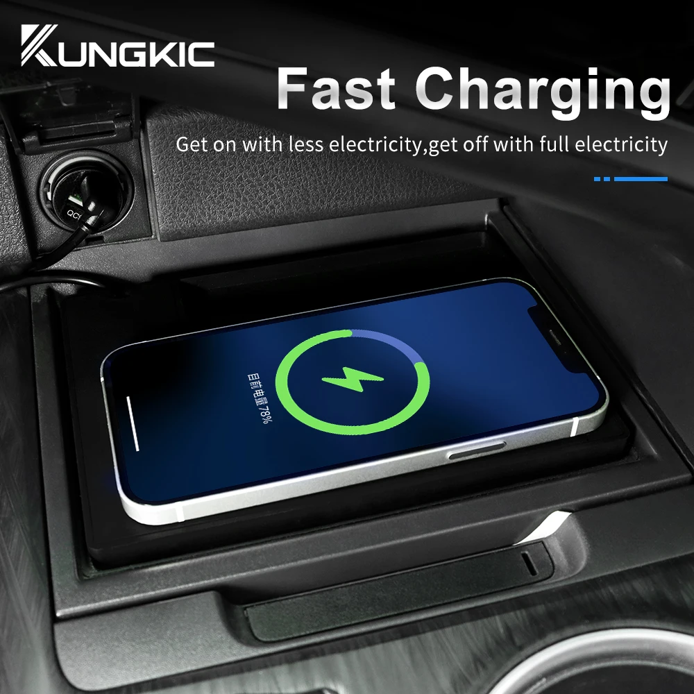 Wireless Car Charger - สำหรับโตโยต้า คัมรี่ 70 XV70 2018 2019