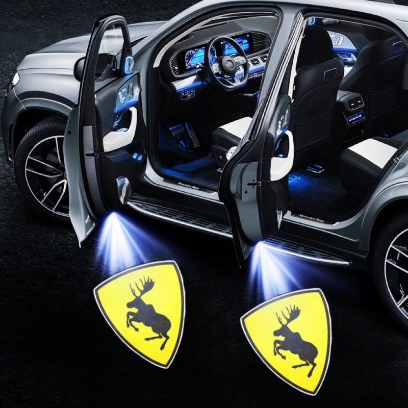 Volvo Car Accessories Xc90 - รถ LED ประตูยินดีต้อนรับไฟเลเซอร์โปรเจคเตอร์ Retrofit สําหรับ Volvo