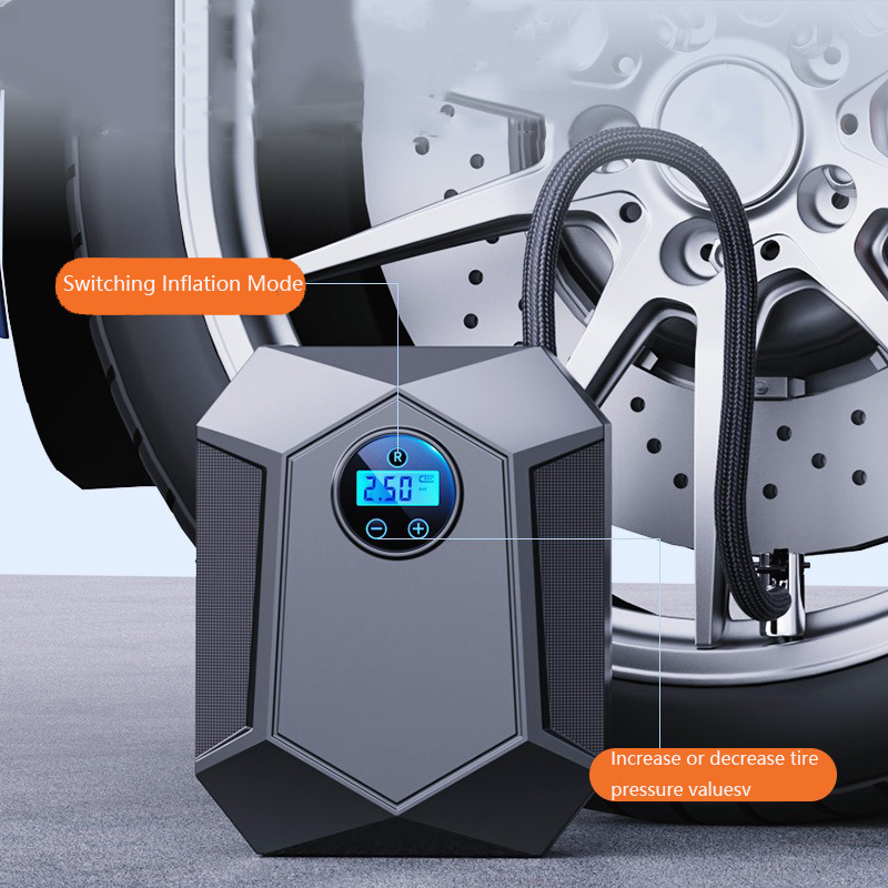 เครื่องสูบลมยางรถยนต์แบบพกพา D - Car Portable Tire Inflator บทวิจารณ์และราคา