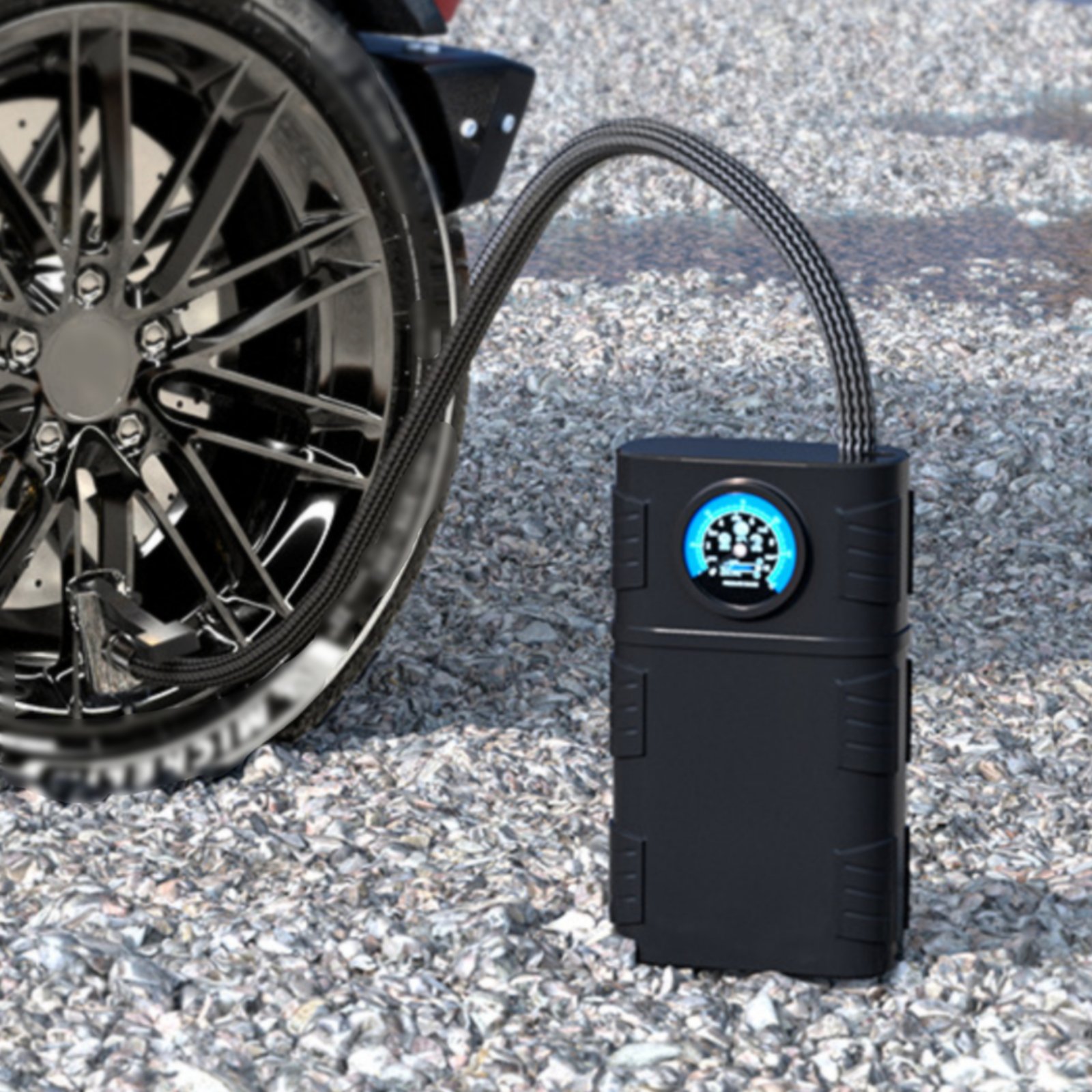 เครื่องสูบลมยางแบบพกพาไร้สาย เ - Car Portable Tire Inflator บทวิจารณ์และราคา