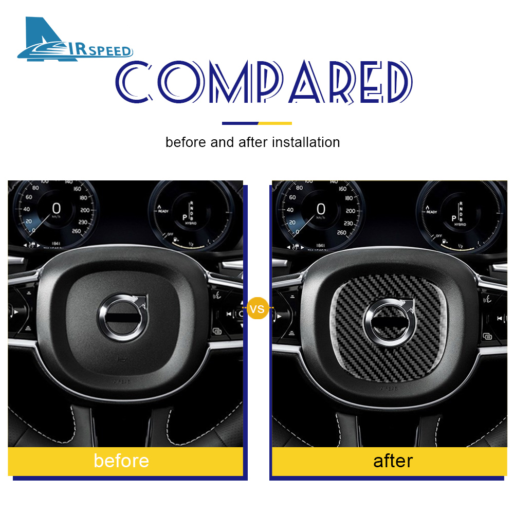 AIRSPEED พวงมาลัยสติกเกอร์สําห - Volvo Car Accessories Xc60 บทวิจารณ์และราคา