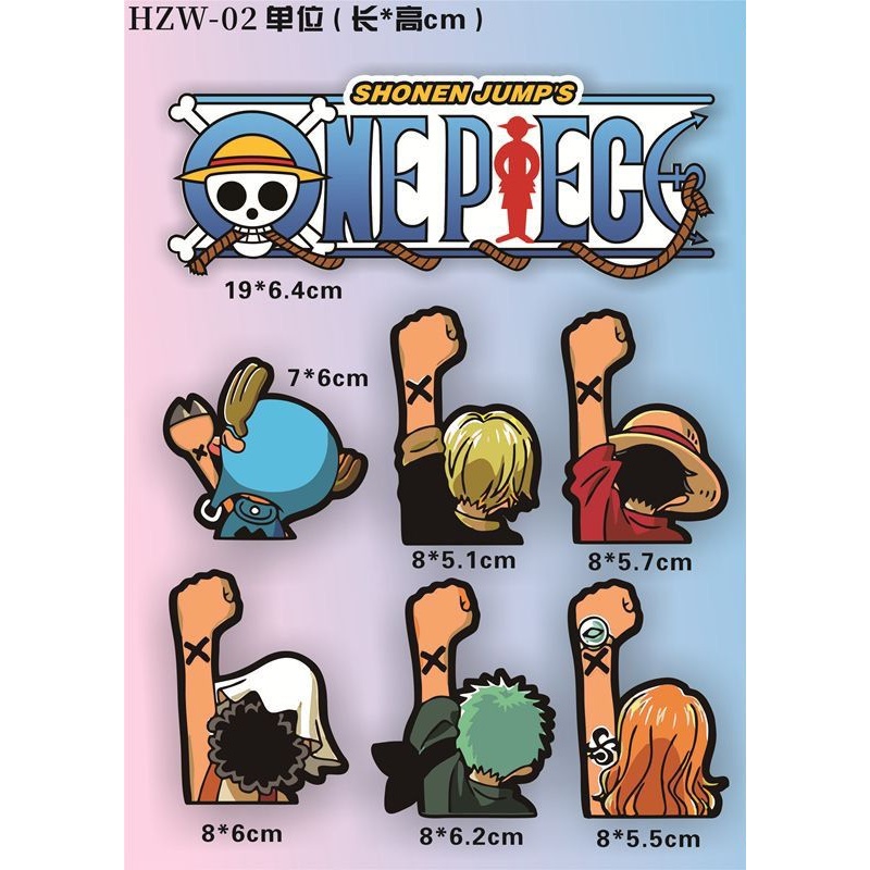 สติ๊กเกอร์ติดรถยนต์ไฟฟ้าวันพีซ - Car Accessories In Japan บทวิจารณ์และราคา