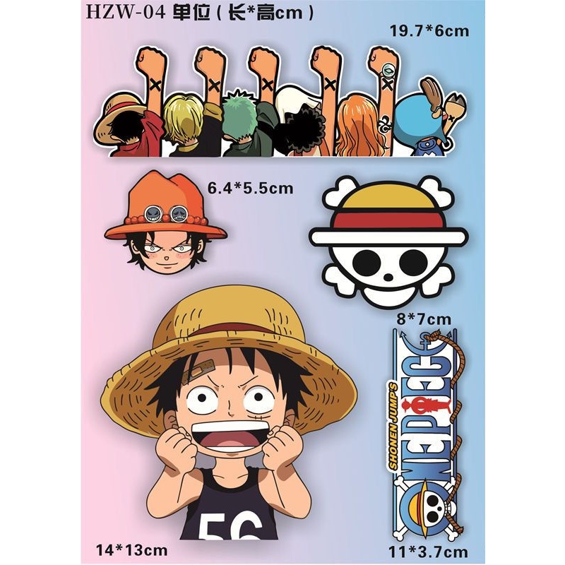สติ๊กเกอร์ติดรถยนต์ไฟฟ้าวันพีซ - Car Accessories In Japan บทวิจารณ์และราคา