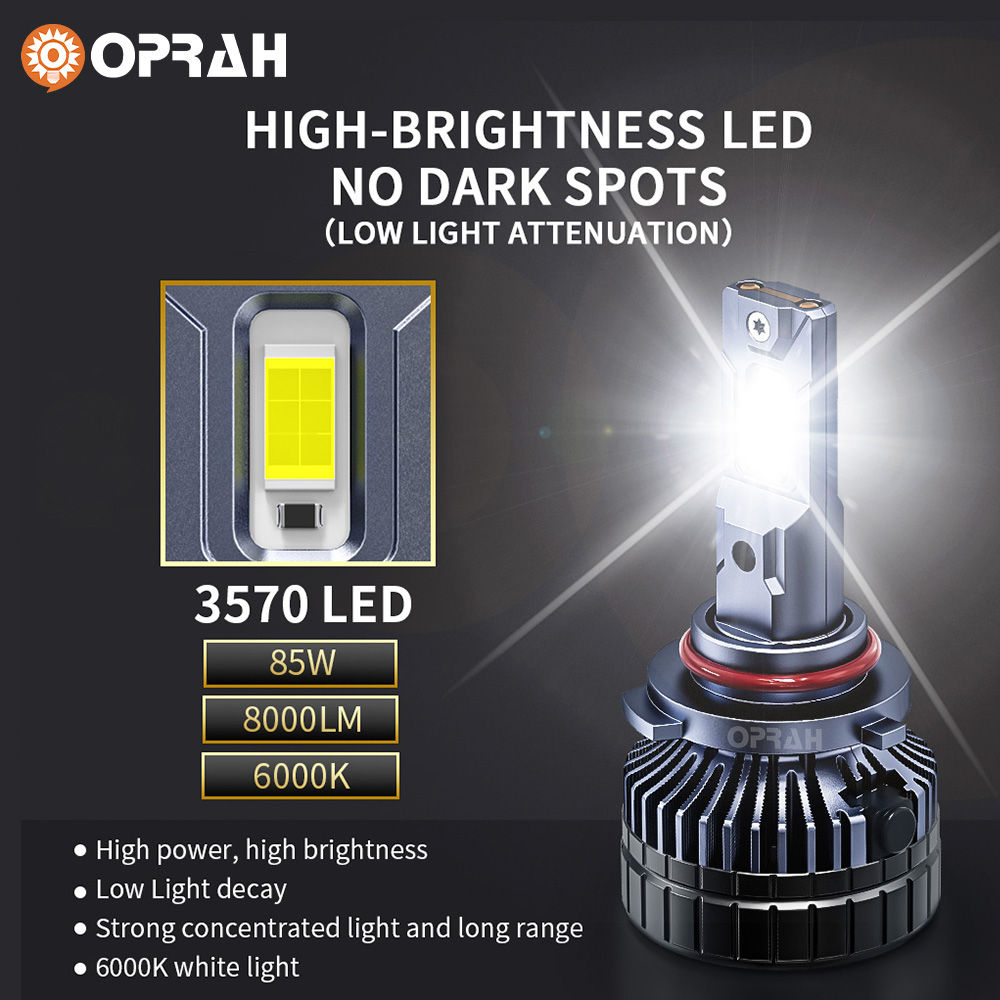 Oprah 2ชิ้นหลอดไฟหน้า170W อุปก - Car Accessories Light บทวิจารณ์และราคา
