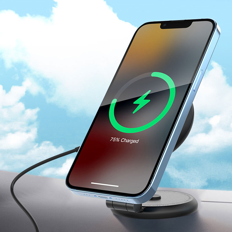 ที่วางโทรศัพท์ในรถยนต์แม่เหล็ก - Wireless Car Charger บทวิจารณ์และราคา