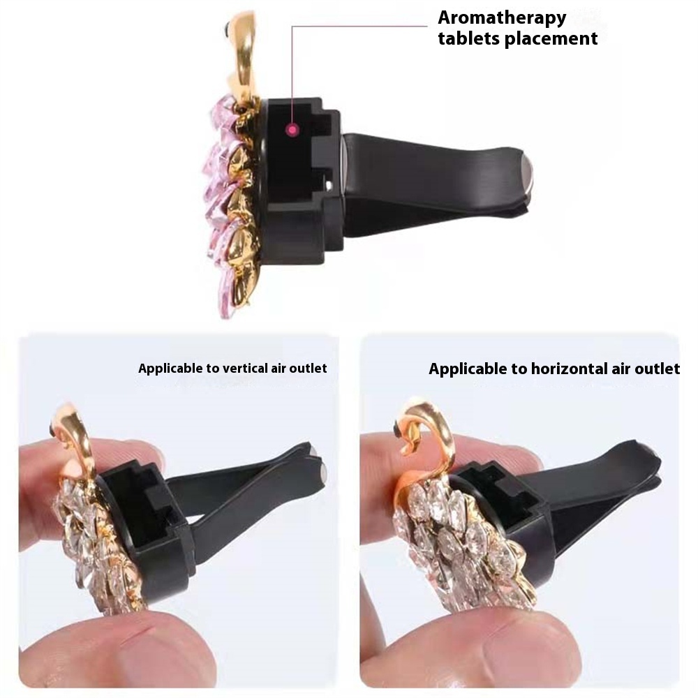 คลิปน้ำหอมติดช่องแอร์รถยนต์ 1  - Car Accessories Perfume บทวิจารณ์และราคา