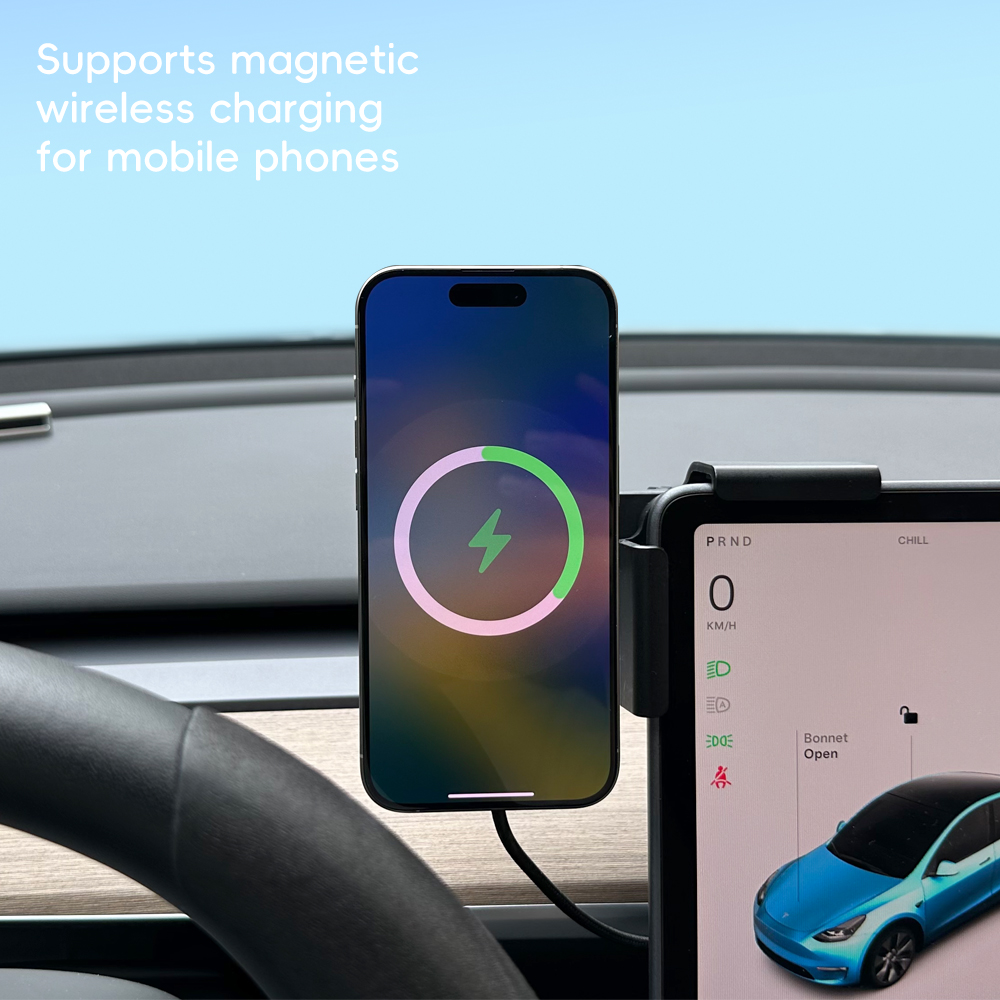 ที่ยึดโทรศัพท์ในรถยนต์พร้อมที่ - Wireless Car Charger บทวิจารณ์และราคา