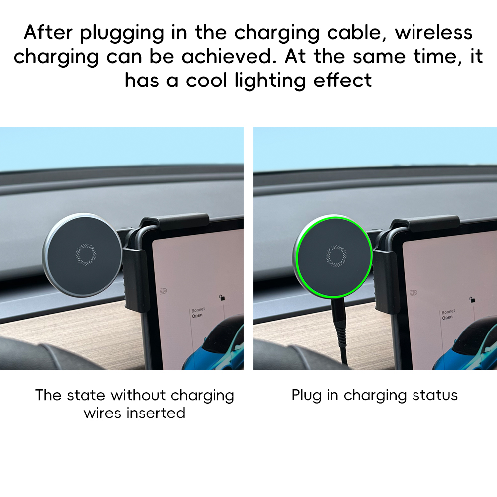 ที่ยึดโทรศัพท์ในรถยนต์พร้อมที่ - Wireless Car Charger บทวิจารณ์และราคา