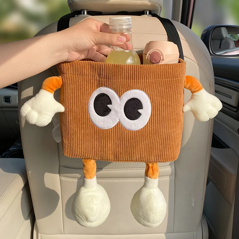 ถังขยะรถยนต์ Bin การ์ตูนร่มขวด - Car Accessories Hanging บทวิจารณ์และราคา