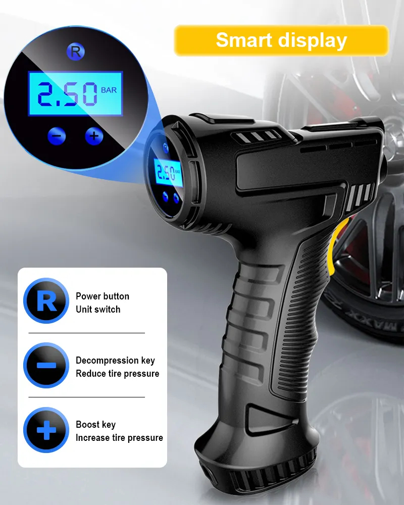 เครื่องสูบลมยางรถยนต์แบบพกพา ด - Car Portable Tire Inflator บทวิจารณ์และราคา