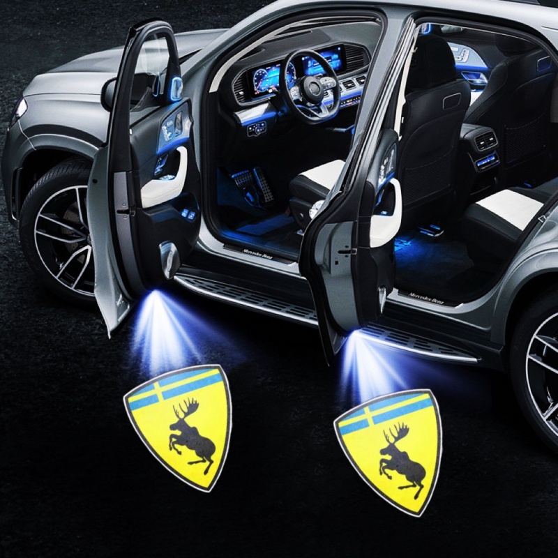 รถ LED ประตูยินดีต้อนรับไฟเลเซ - Volvo Car Accessories Xc90 บทวิจารณ์และราคา