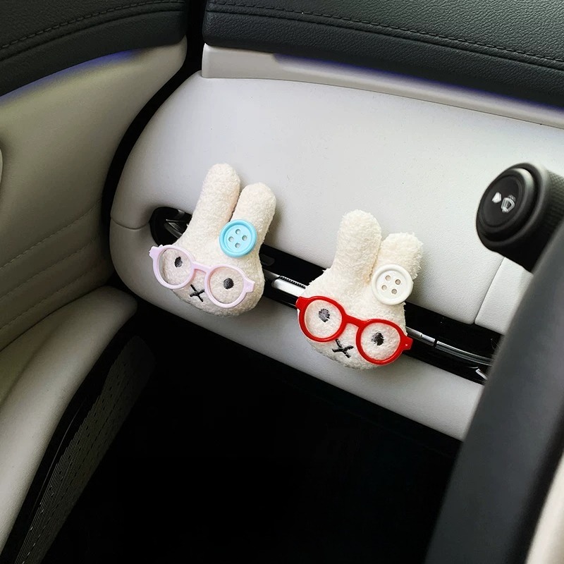 กระต่ายน่ารักใส่แว่นตา คลิปน้ำ - Car Accessories Perfume บทวิจารณ์และราคา