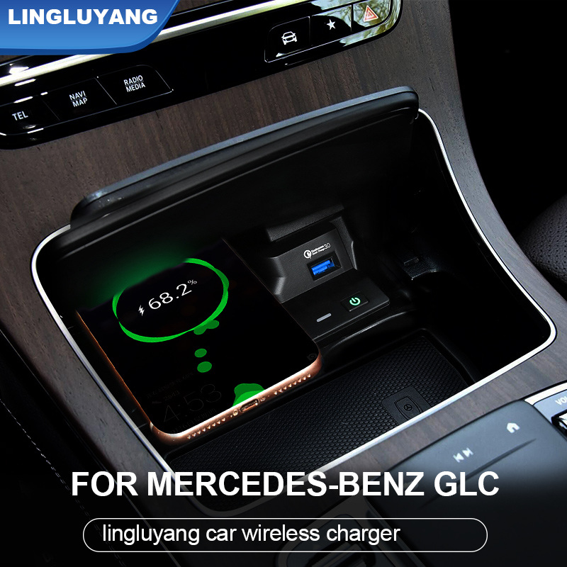 สำหรับ Mercedes Benz W205 AMG  - Wireless Car Charger บทวิจารณ์และราคา