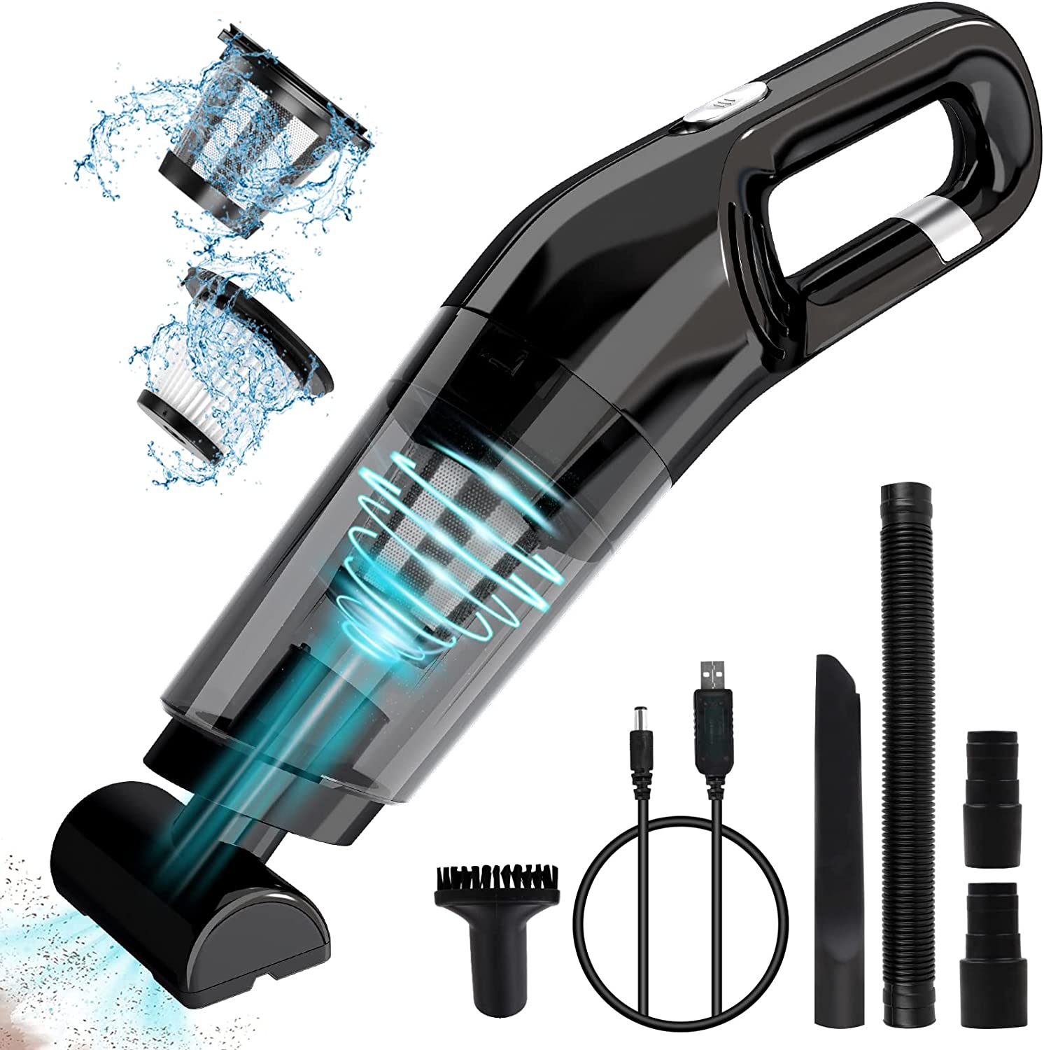 เครื่องดูดฝุ่นในรถยนต์ไร้สายแบ - Car Vacuum Cleaner บทวิจารณ์และราคา
